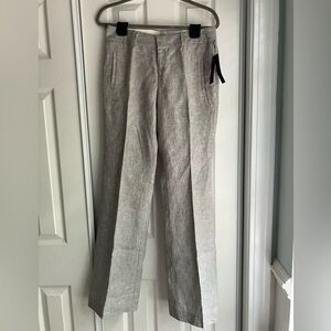 BANANA REPUBLIC Martin fit classic mid rise linen trouser transitional NWT 6